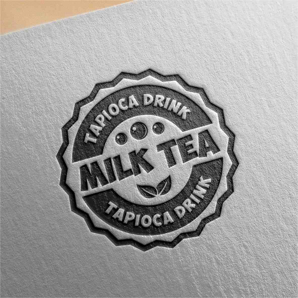 18 bubble tea logo design collection 4 966