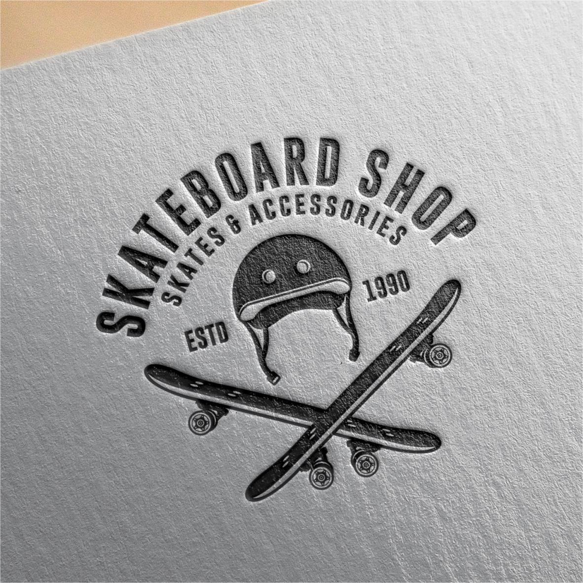 18 skateboard design logo colllection 3 634