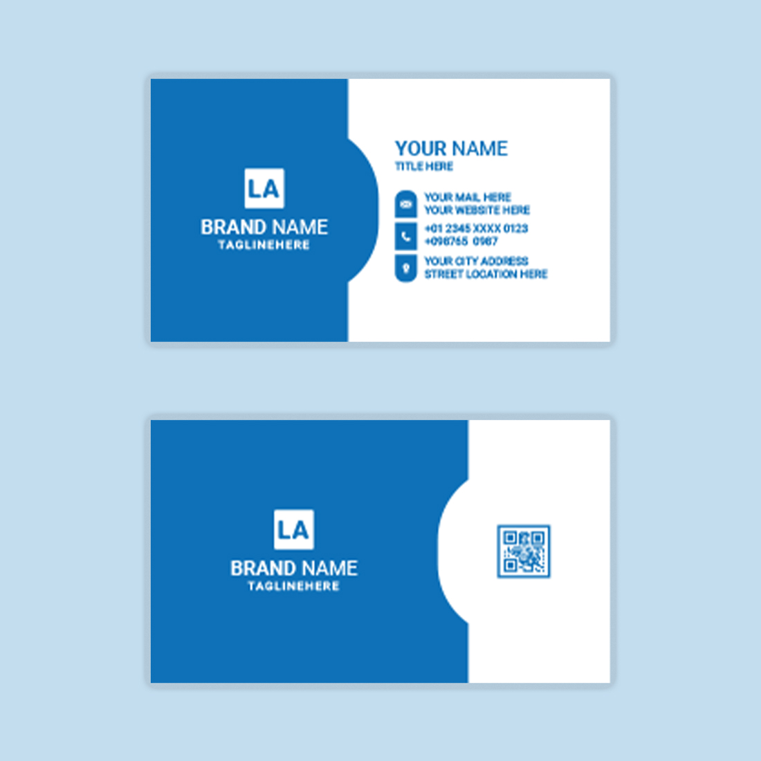 Business Card Design Templates preview image.