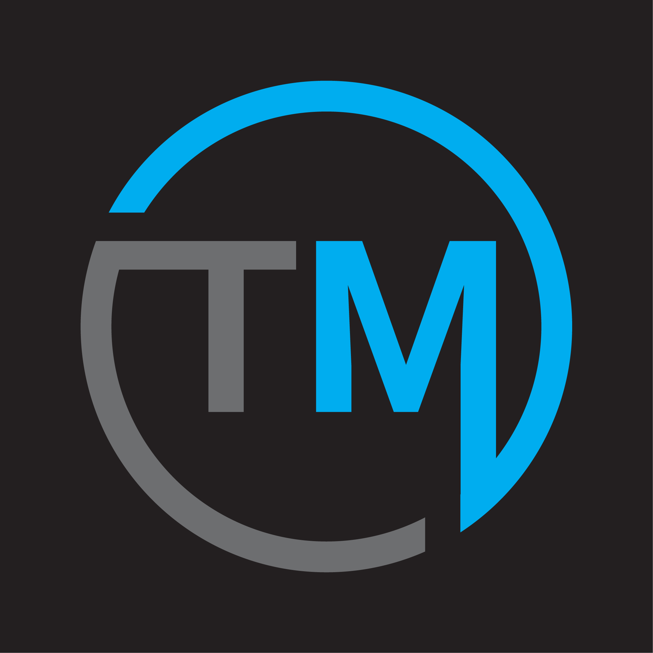 Letter TM Logo Design preview image.