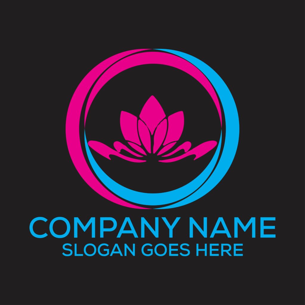 Lotus Logo or Icon Design Vector Image Template - MasterBundles