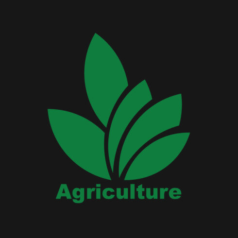 Simple Natural Agriculture Logo Design cover image.