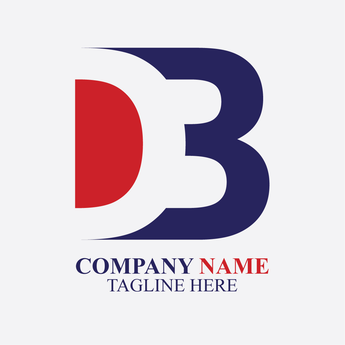 DB Monogram Logo V5 By Vectorseller | TheHungryJPEG