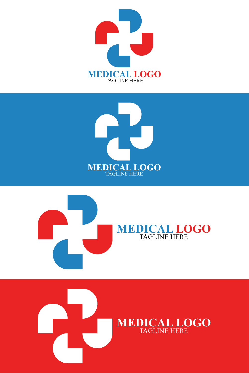 Professional Medical Logo Design Service pinterest preview image.