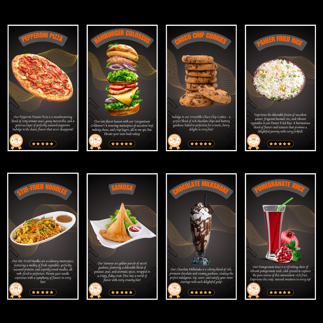 Flavor Craft: Appetizing Ad Templates for Irresistible Restaurant Marketing Brilliance! preview image.