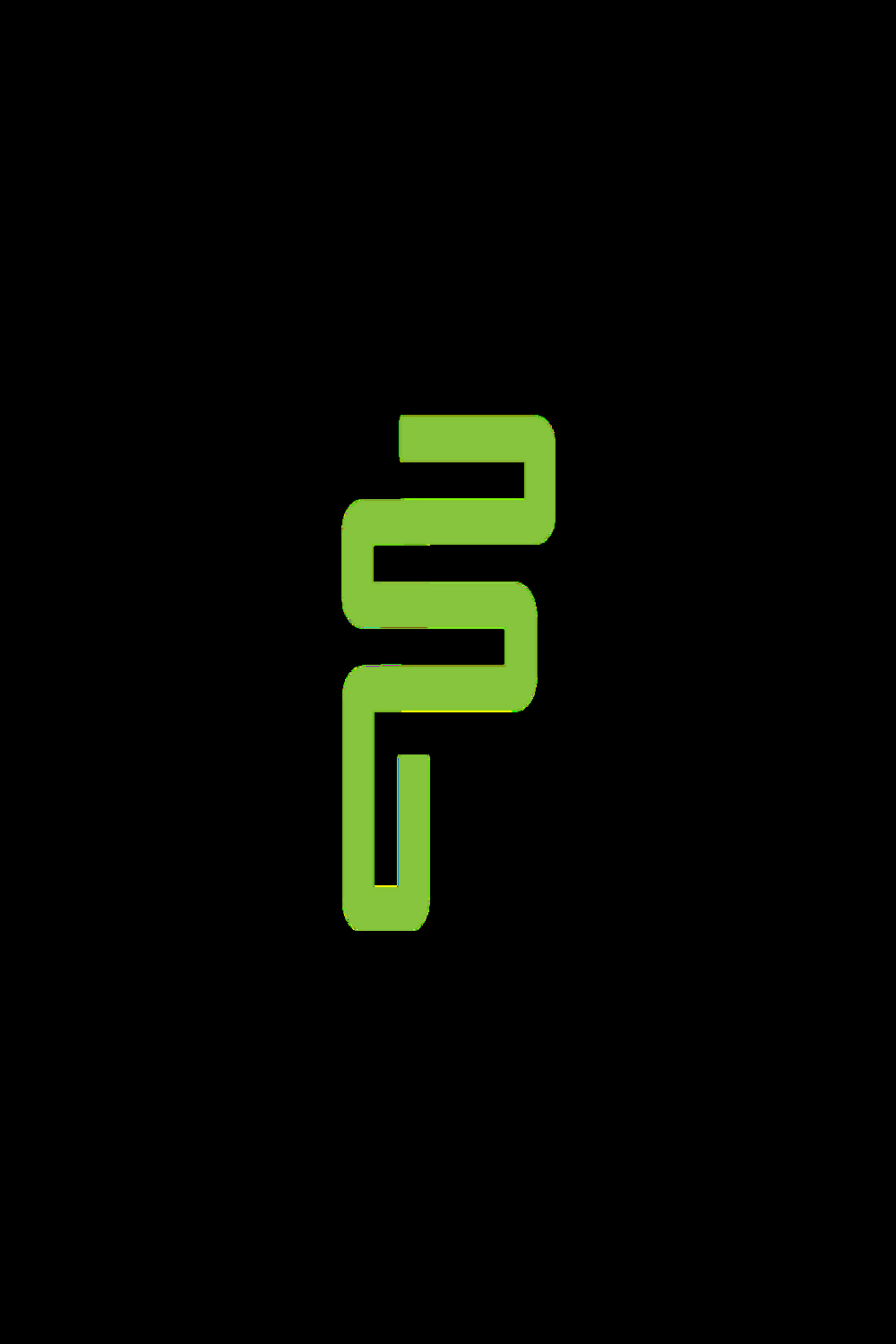F letter logo design your brand pinterest preview image.