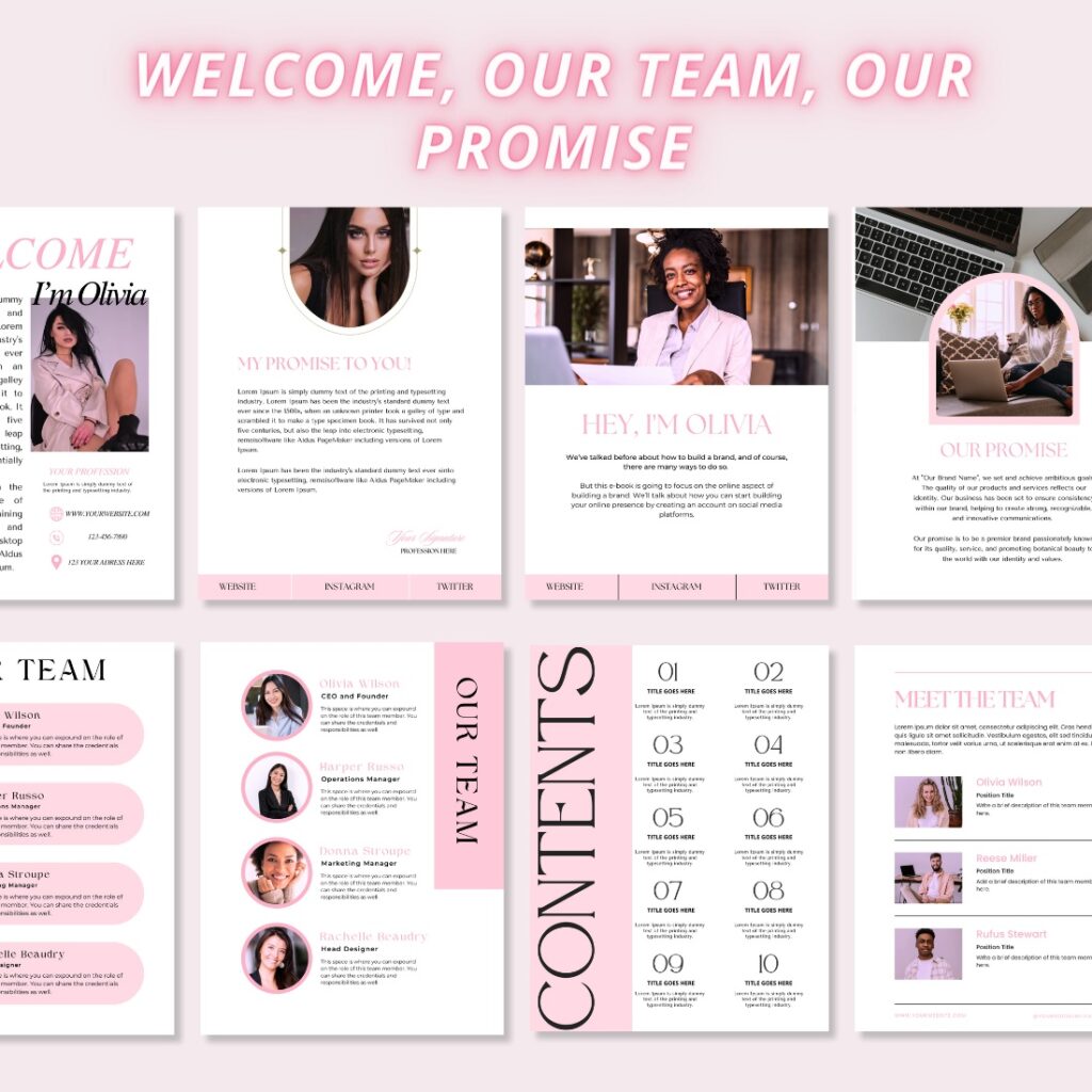 Ebook Template Canva | Coaching Guide Book Canva Template| Lead Magnet ...
