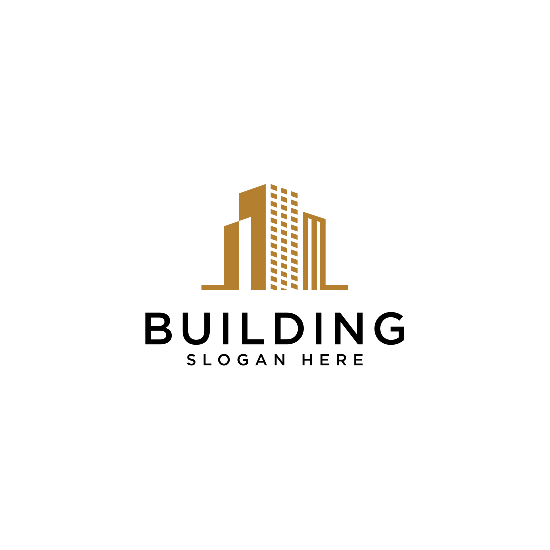 building logo vector design preview image.