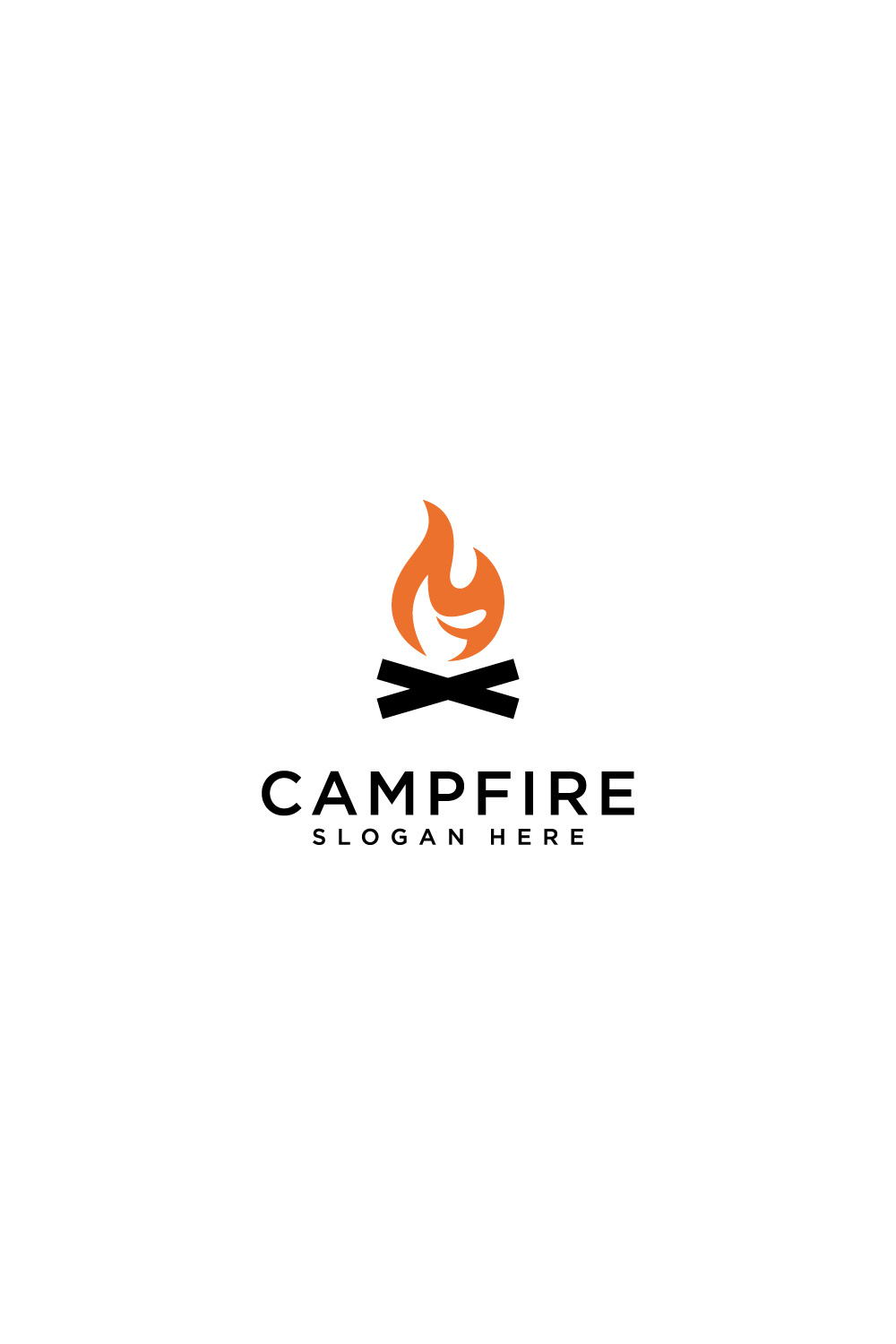 campfire vector design pinterest preview image.