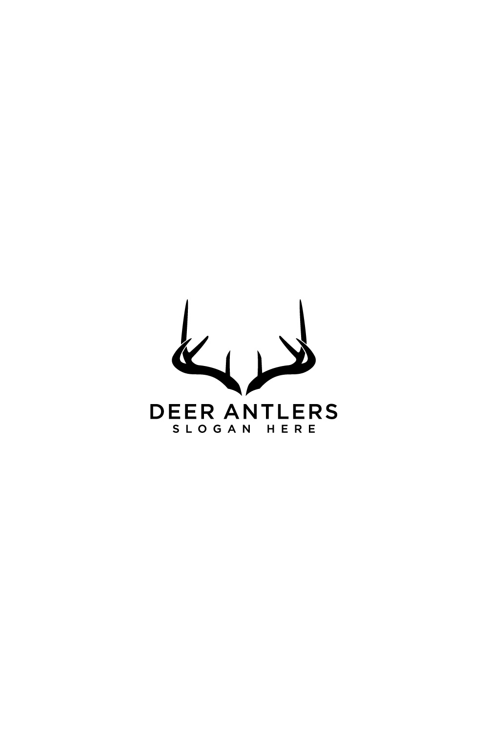 deer antlers vecot design pinterest preview image.
