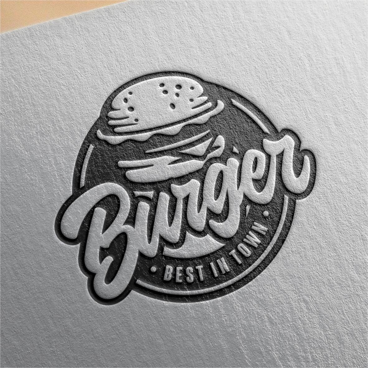36 burgers logo badge design collection 5 581