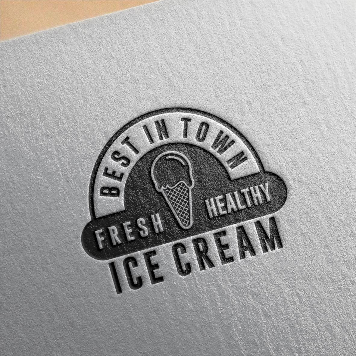 36 ice cream logo badge design collection 7 880