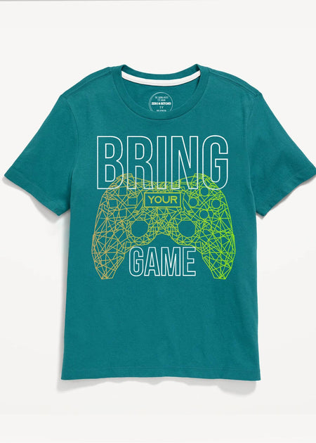 "Level Up Your Style: Gaming Enthusiast Tee" pinterest preview image.