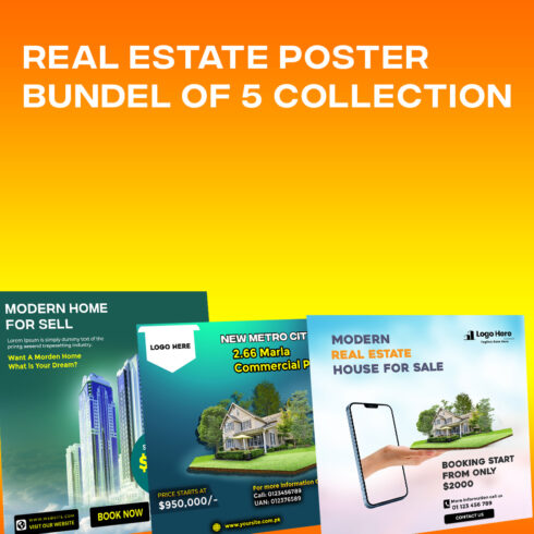 Real Estate Post Bundel of Collection cover image.