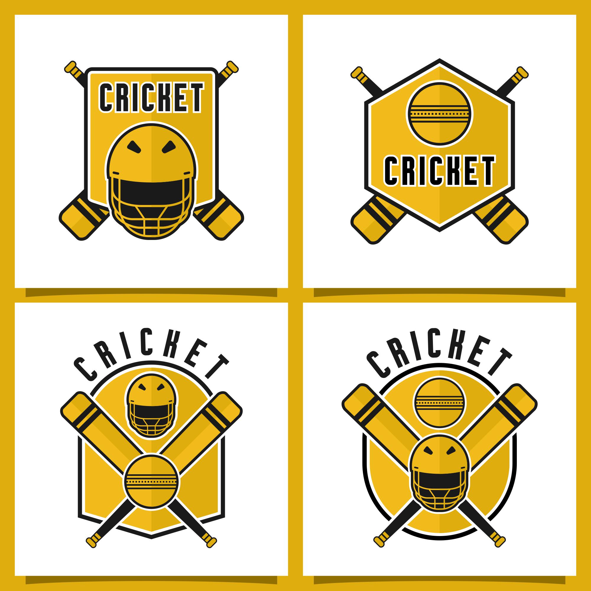 4 Cricket logo collection - $4 cover image.