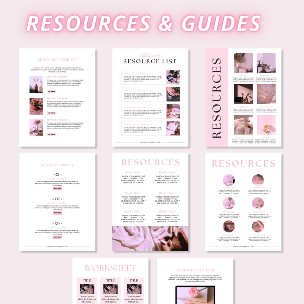 Ebook Template Canva | Coaching Guide Book Canva Template| Lead Magnet ...