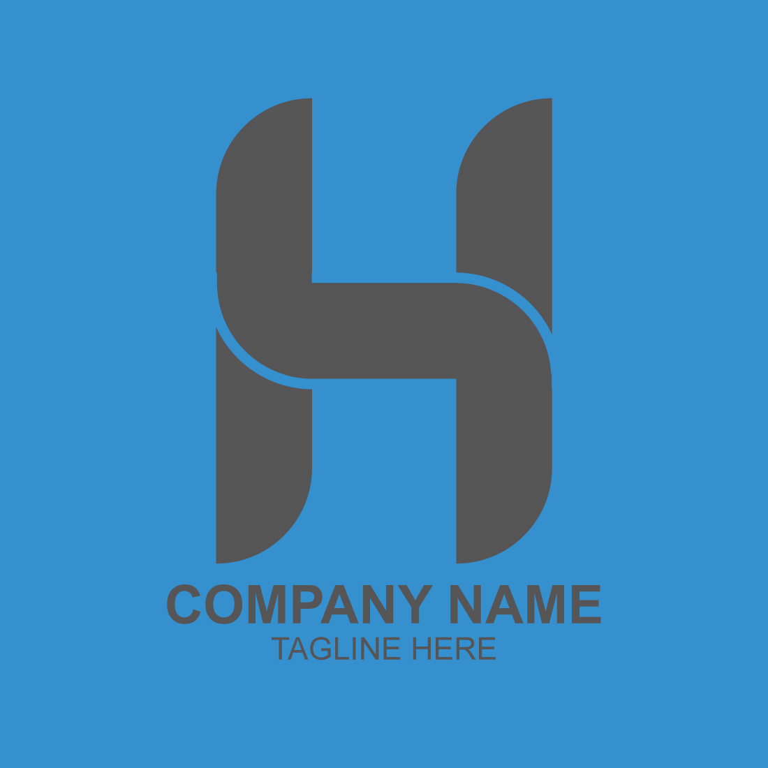 Modern H Letter Logo Design cover image.
