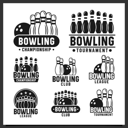 8 Bowling logo collection - $6 - MasterBundles