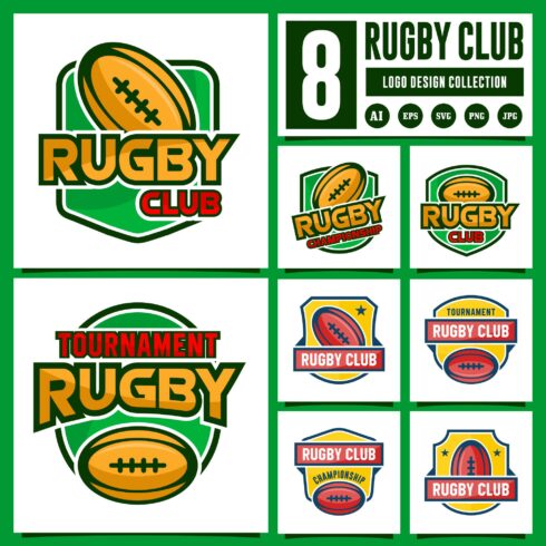 8 Rugby Championship logo collection - $8 cover image.