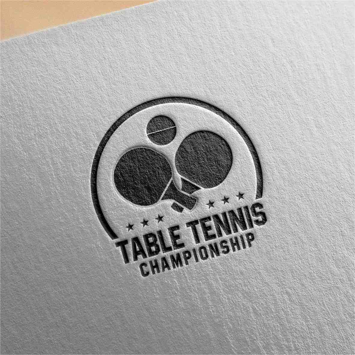 Table tennis emblems and symbols | Stock vector | Colourbox