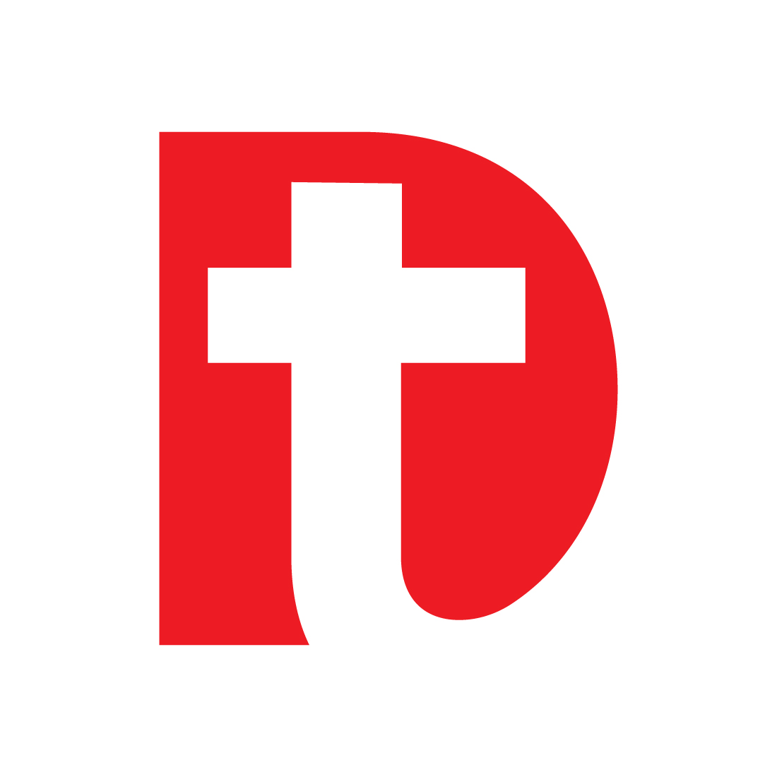 Health Letter DT logo design preview image.