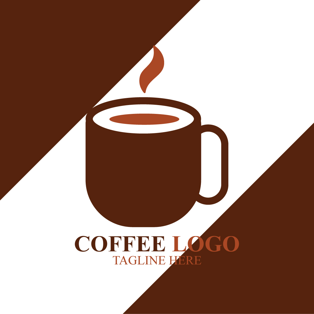 Professional Coffee logo & Coffee Shop logo design preview image.