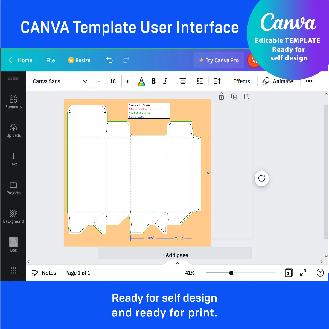 auto lock box and box dieline template 03 892