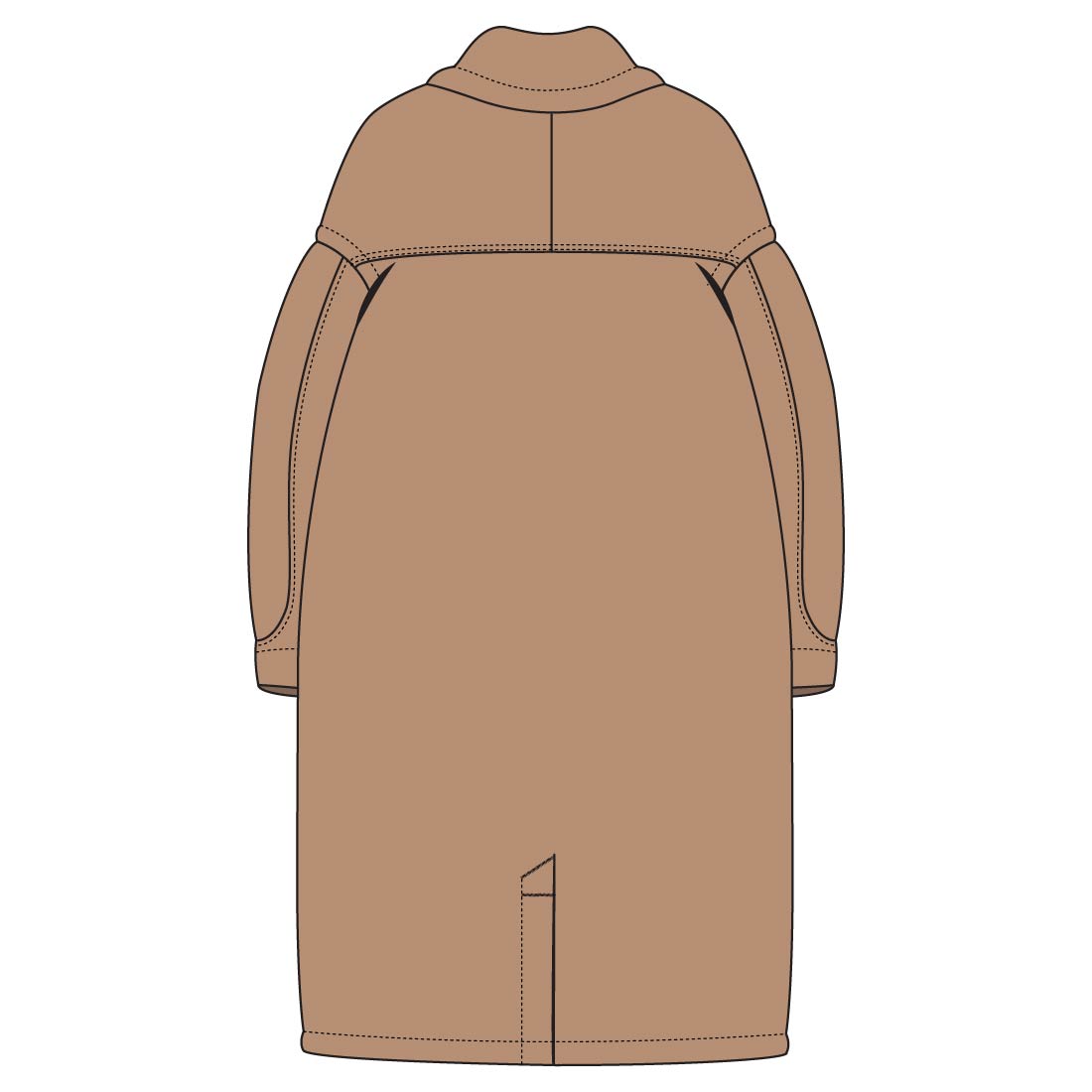 OVER SIZE LONG LENGTH SHERPA JACKET (MEN'S) preview image.