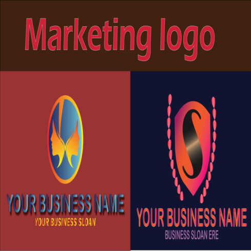 marketing logo cover image.