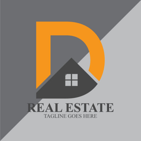 Professional Real Estate D Letter Logo cover image.