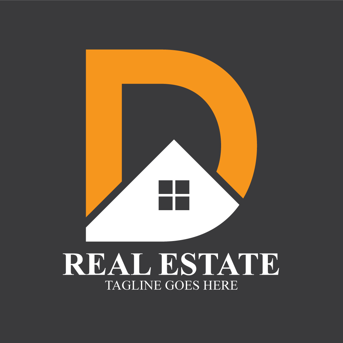 Professional Real Estate D Letter Logo preview image.