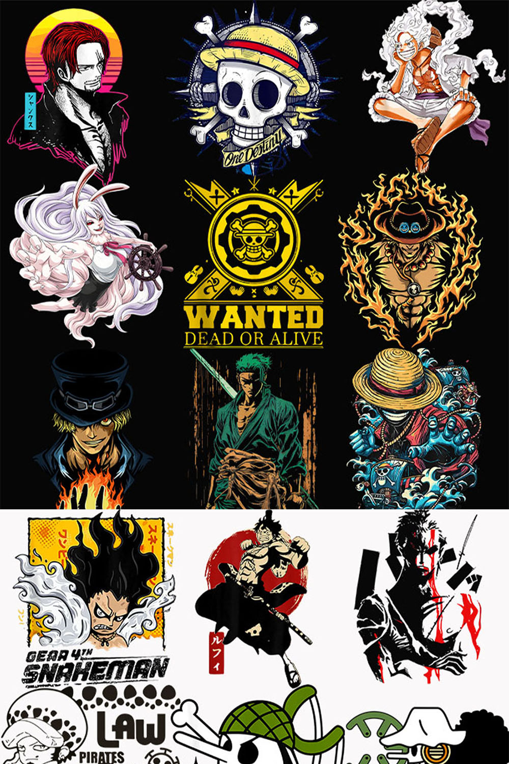 Gold Roger One Piece Wanted Poster Art Board Print for Sale by