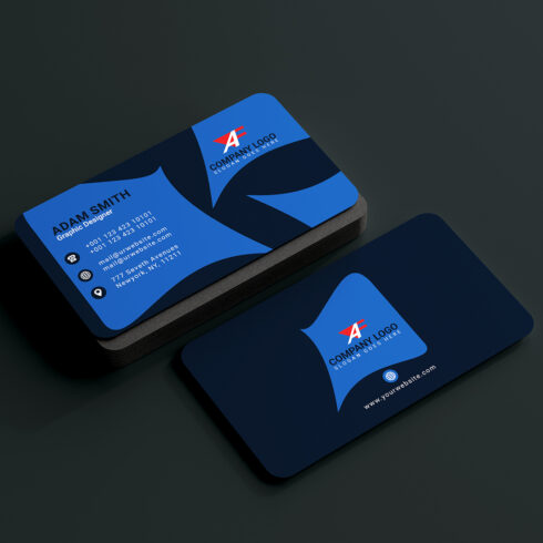 Best Modern Business Card 4 Color Variation In One Pack 2024 cover image.