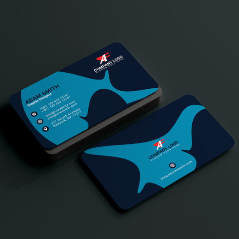 Modern Business Card 4 COLOUR VARIATION cover image.