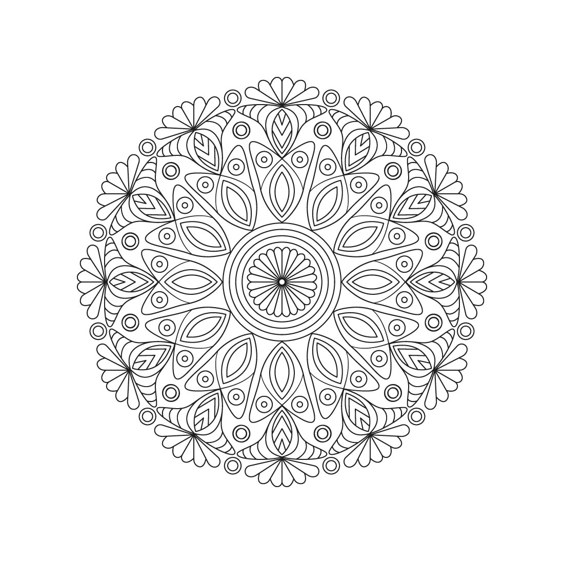 bundle of 10 blossoming beauty mandala coloring book pages 03 787