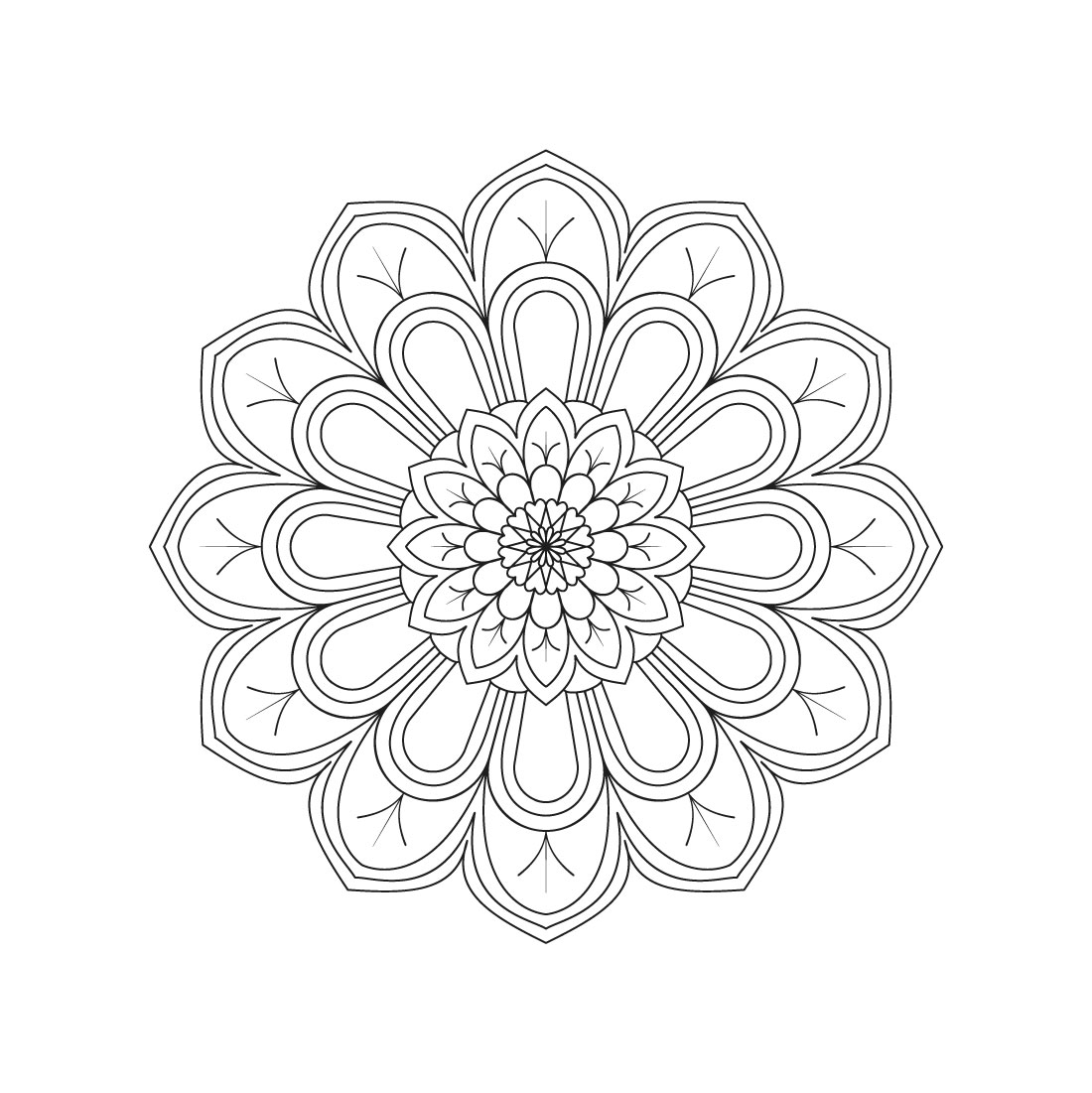bundle of 10 blossoming beauty mandala coloring book pages 08 103