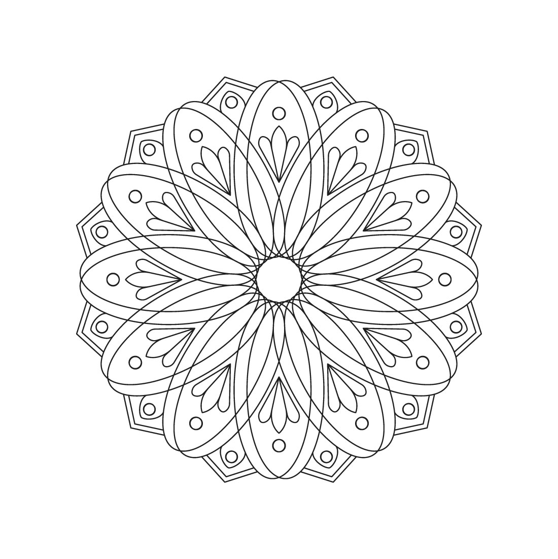 bundle of 10 blossoming beauty mandala coloring book pages 09 354