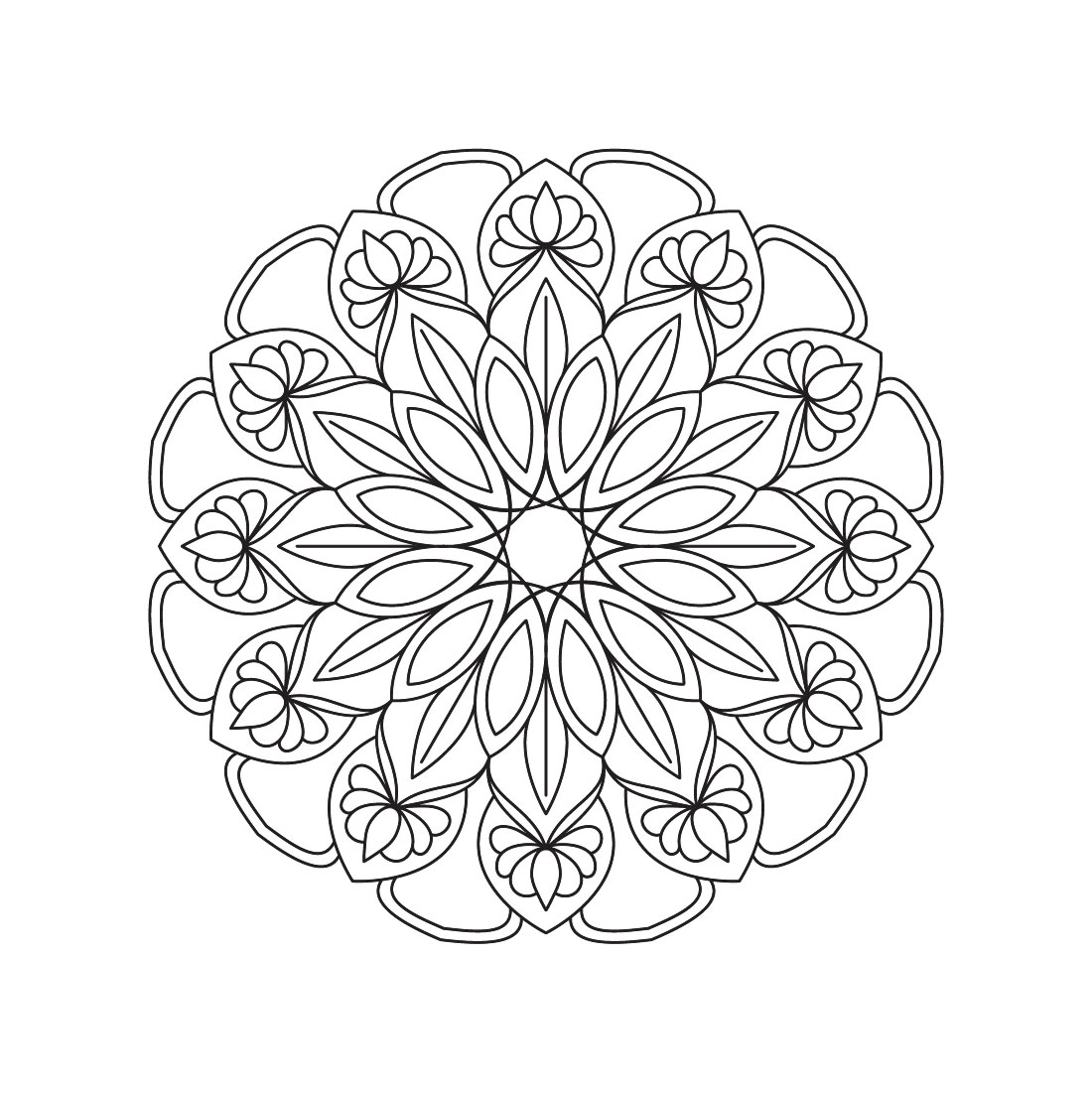 bundle of 10 blossoming beauty mandala coloring book pages 11 844