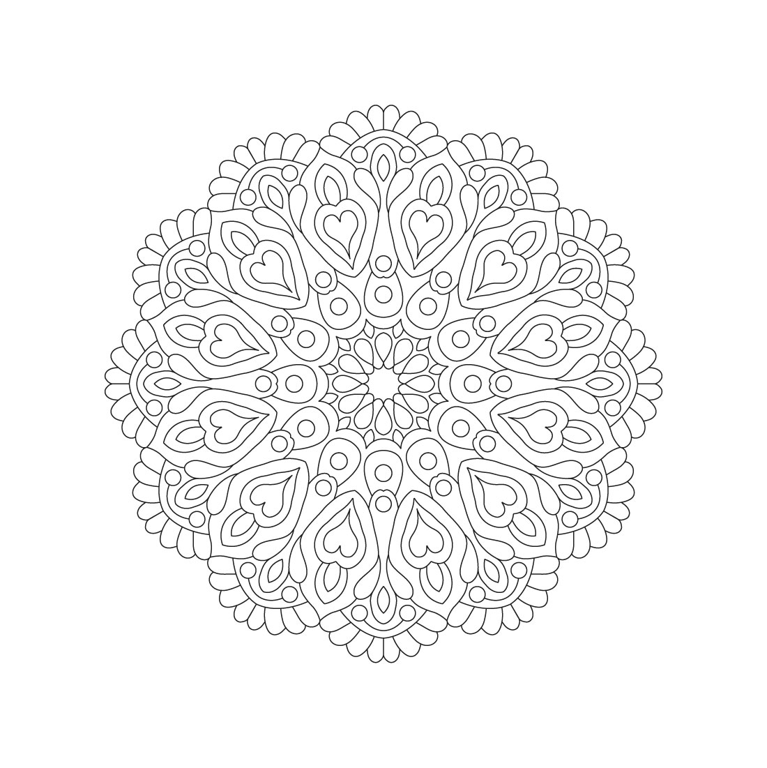 bundle of 10 celestial mandala coloring book pages 11 167