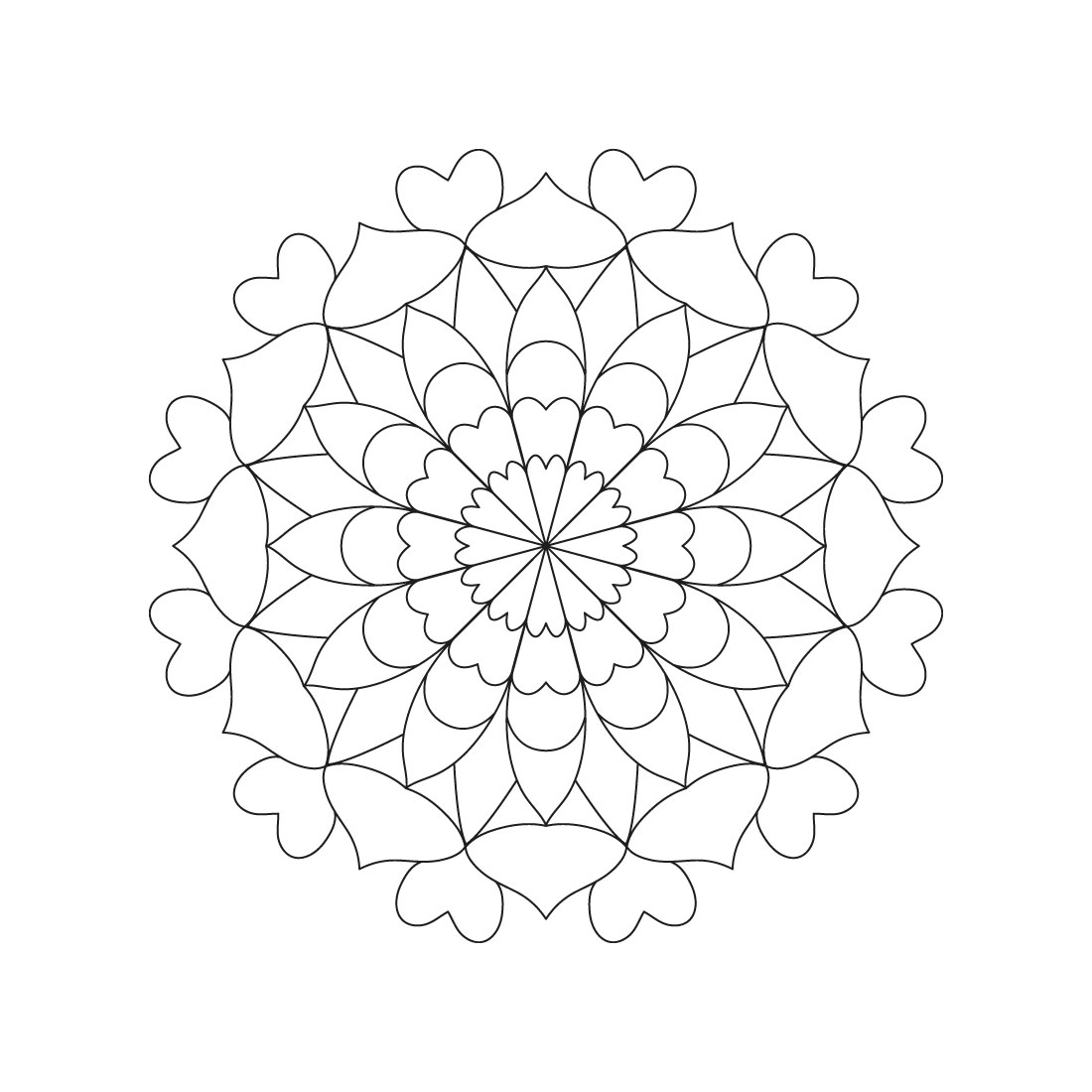 bundle of 10 peaceful patterns mandala coloring book pages 03 231