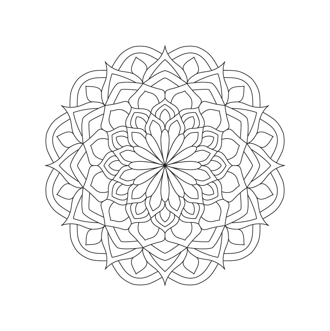 bundle of 10 peaceful patterns mandala coloring book pages 08 632