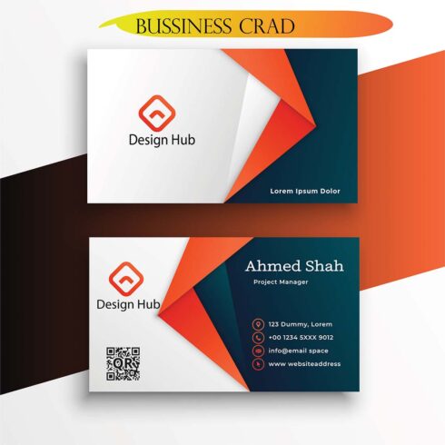 Modern Business Card Design Available Here cover image.