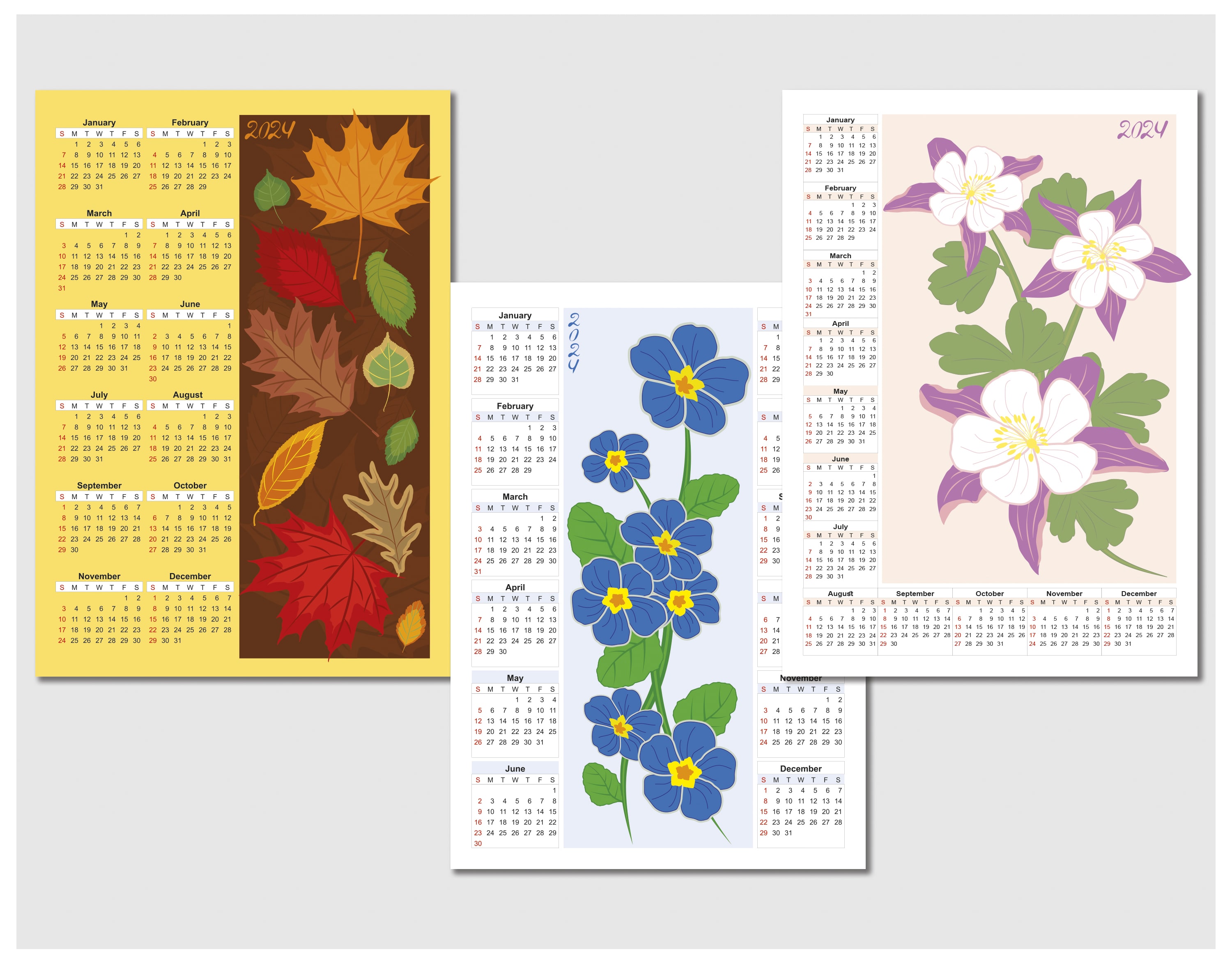 calendars autumn leaves and flowers 2024 a3 masterbundles copy min 561