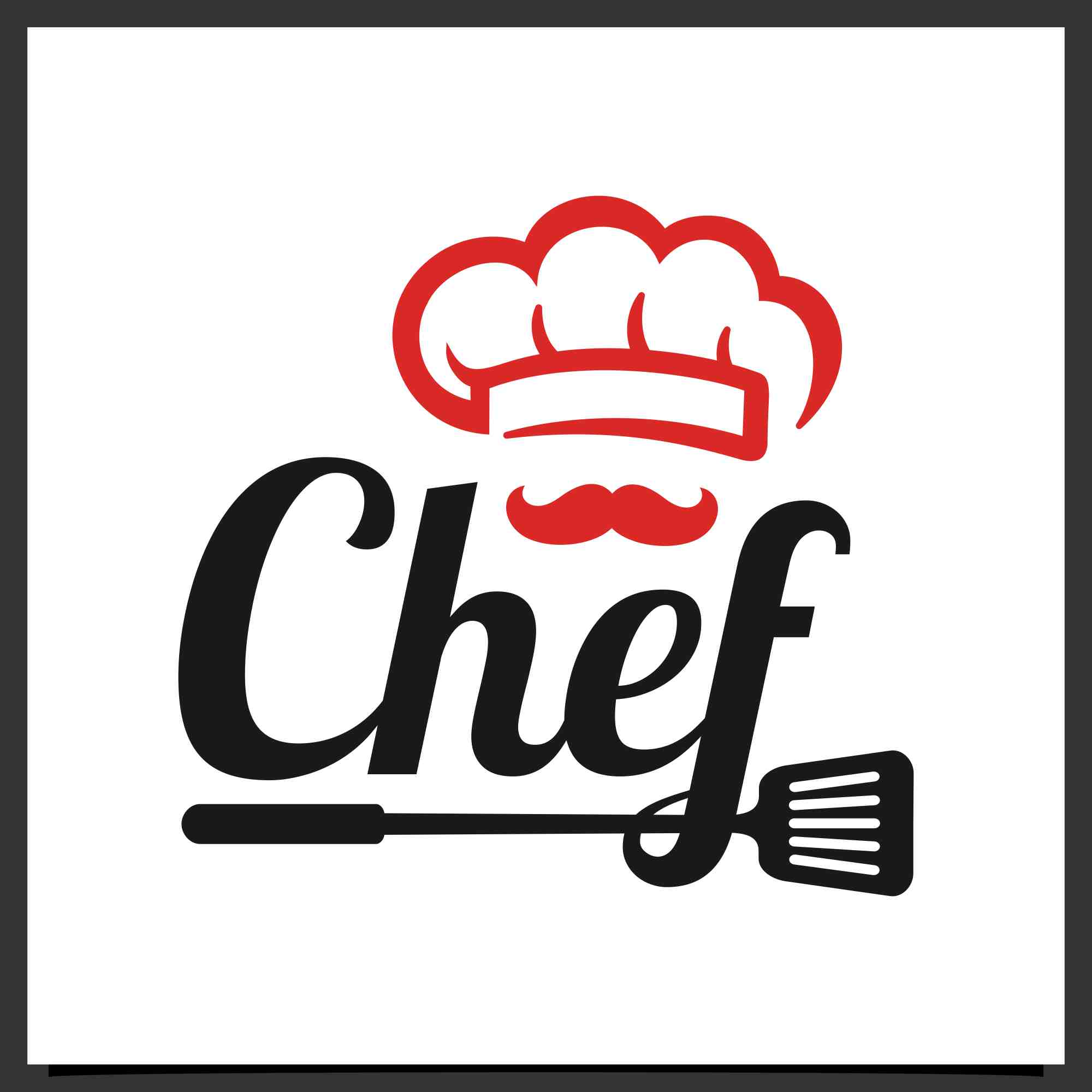 chef restaurant logo design collection 4 295