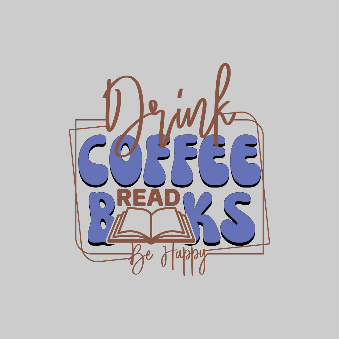 Coffee SVG T-Shirt design cover image.