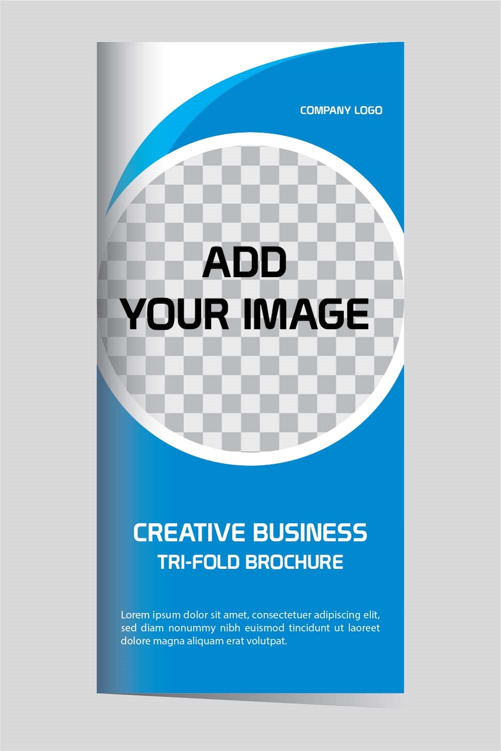 Creative business trifold brochure design pinterest preview image.