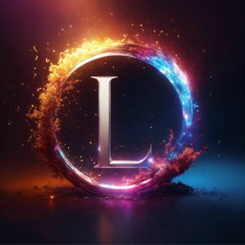 Vibrant powerful magic surrounding silvery l logo cover image.