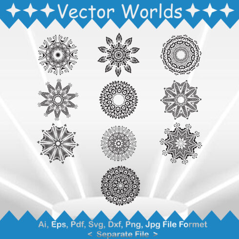 Mandala SVG Vector Design cover image.