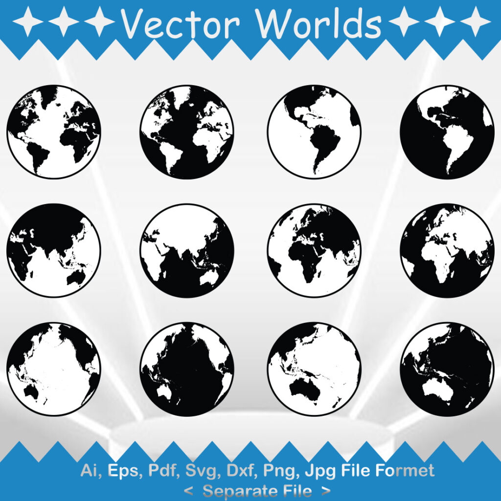 World Globe SVG Vector Design - MasterBundles