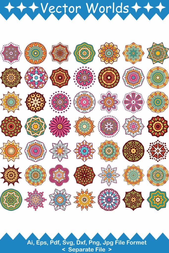 Mandala SVG Vector Design – MasterBundles